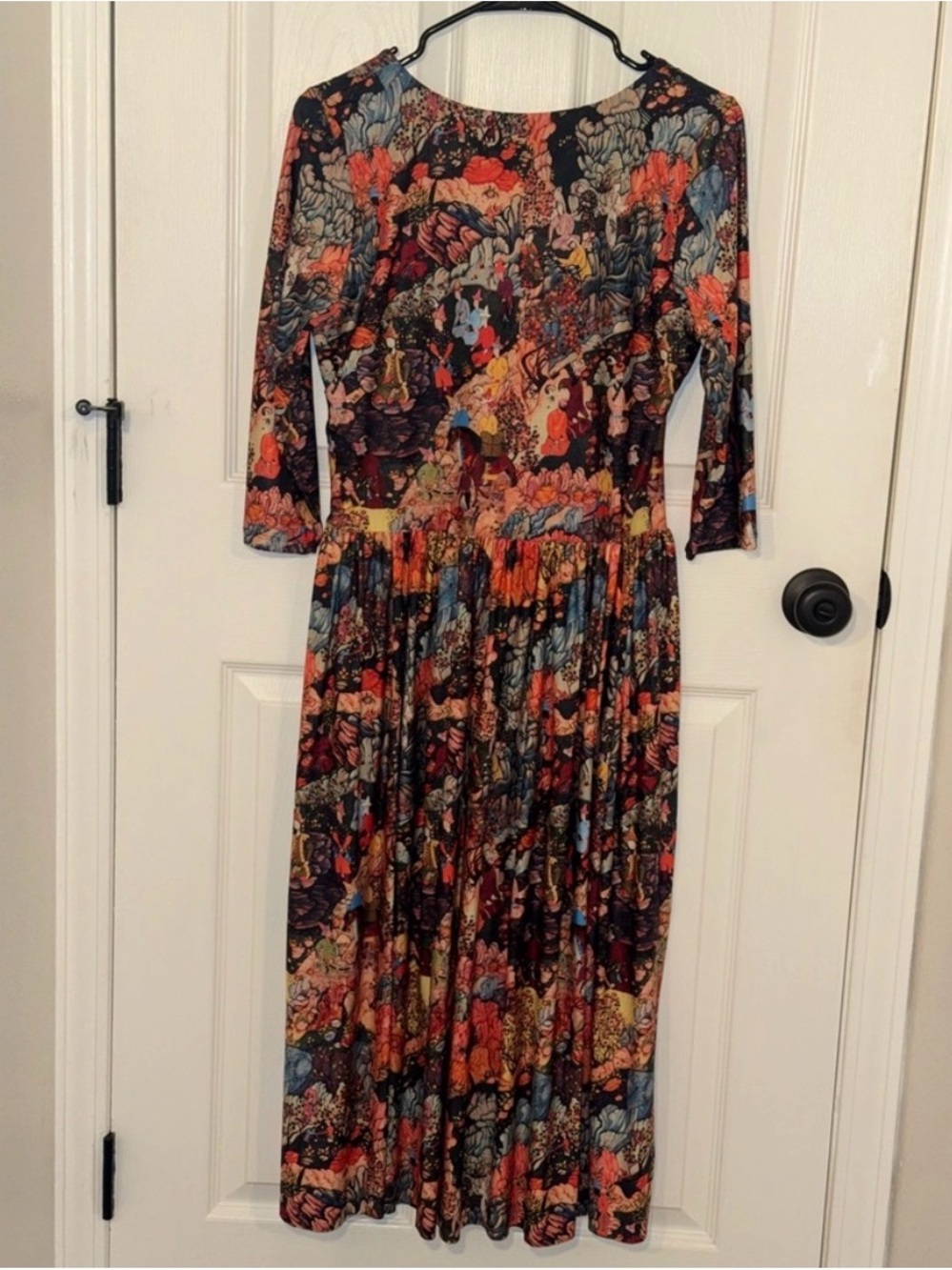 Blackmilk Sultan Humayan and His Brother in Nature 3/4 Sleeve Dress - Picture 7 of 12
